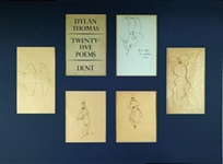 six mounted originals