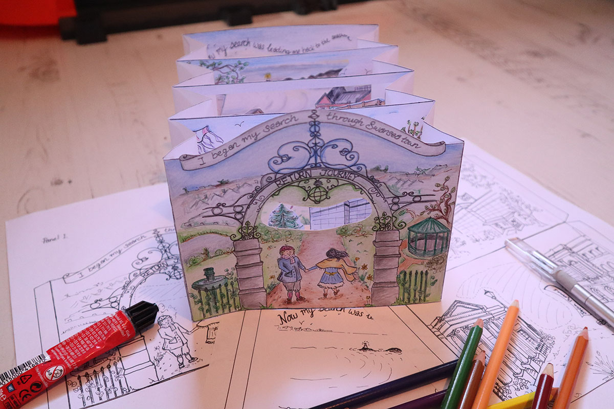 Create your own ‘Return Journey’ paper pop-up