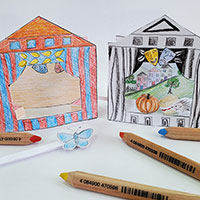 Quiet family workshop: ‘Holiday Memory’ Puppets and Theatres